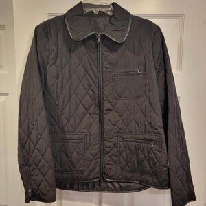 Talbot's black quilted lightweight jacket, Black, Size L